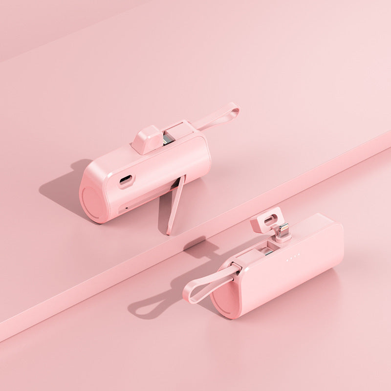 Compact power bank with integrated charging connector Kalsten
