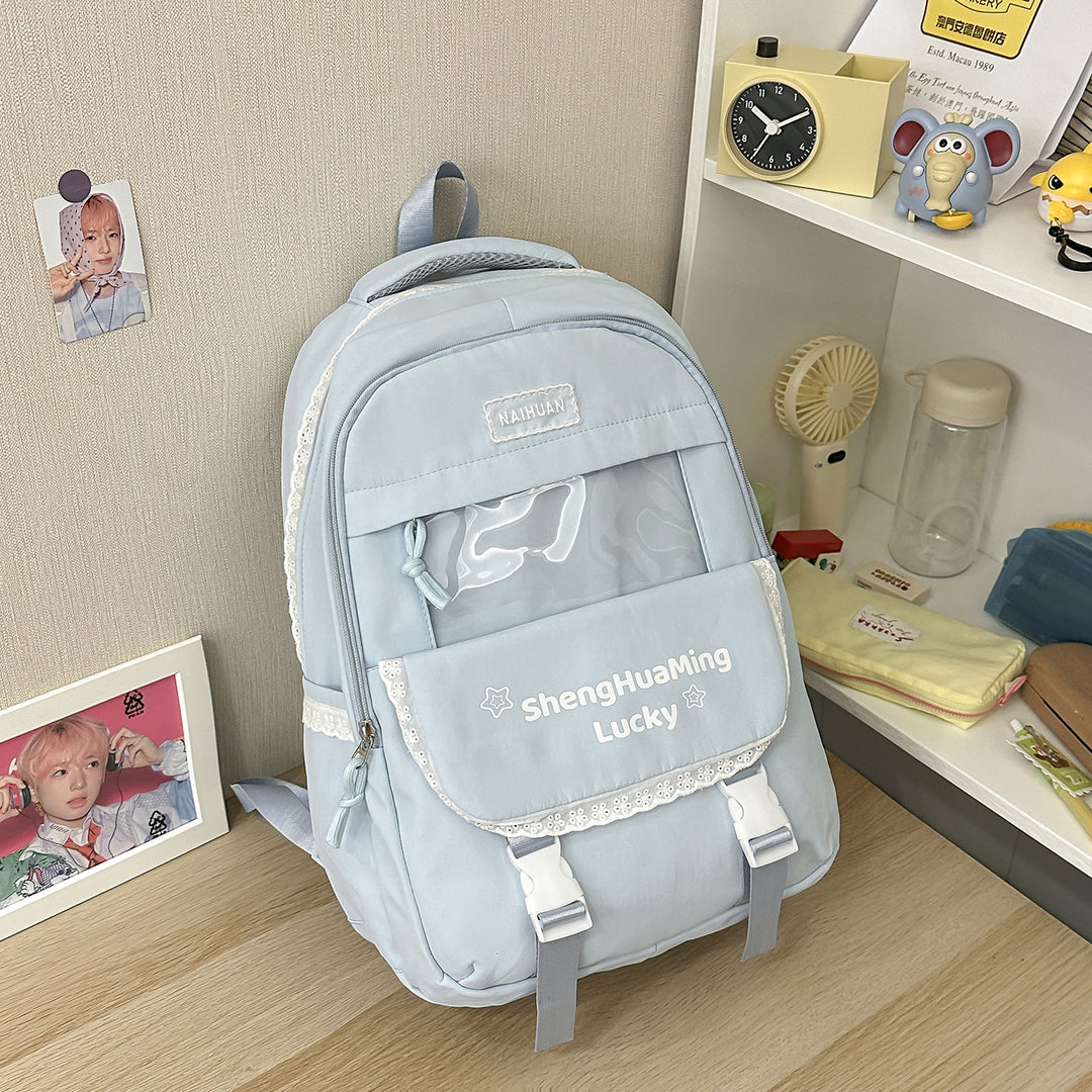 Transparent Window Backpack Kalsten