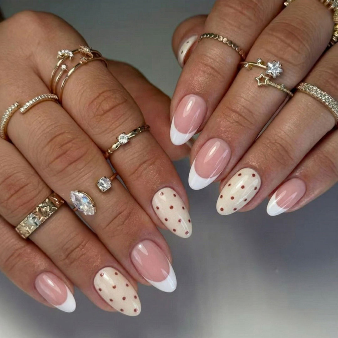 Elegant Pointed Press-On Nail Art Kalsten