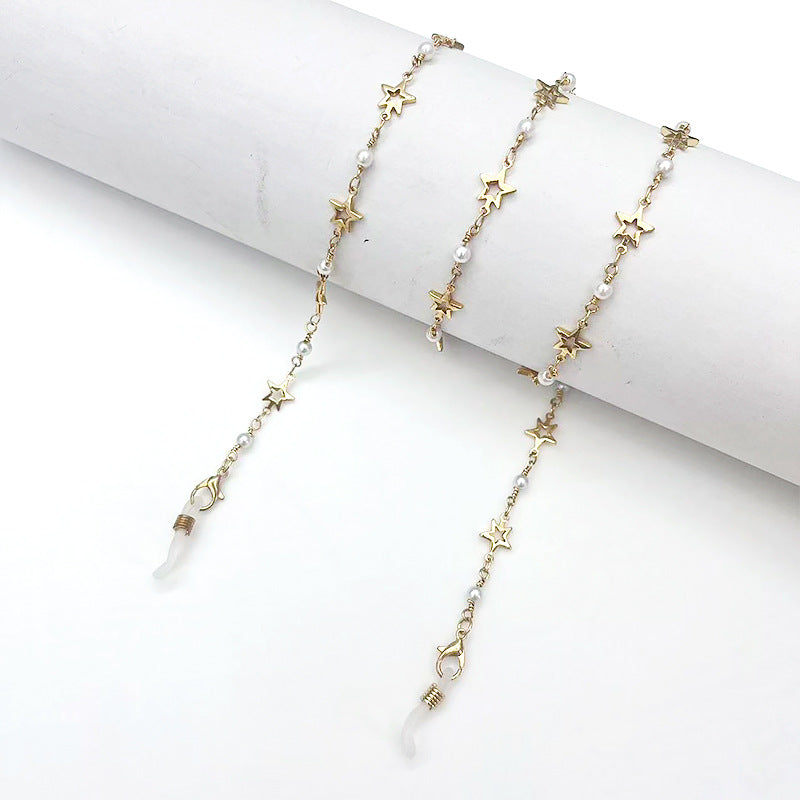 Star-Embellished Eyewear Retainer Chain Kalsten