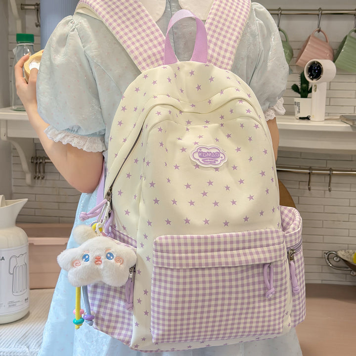Stylish Star-Print Backpack Kalsten
