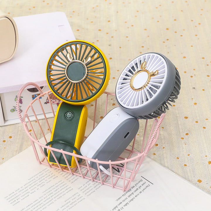 Ladies Portable Hand Fan in Cheerful Animal Design Kalsten