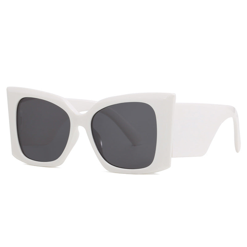 Women fashionable oversized sunglasses with geometric frame Kalsten