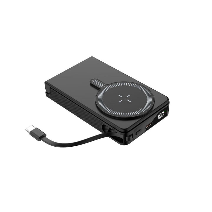 Portable power bank with fast induction charging function and digital battery level display Kalsten