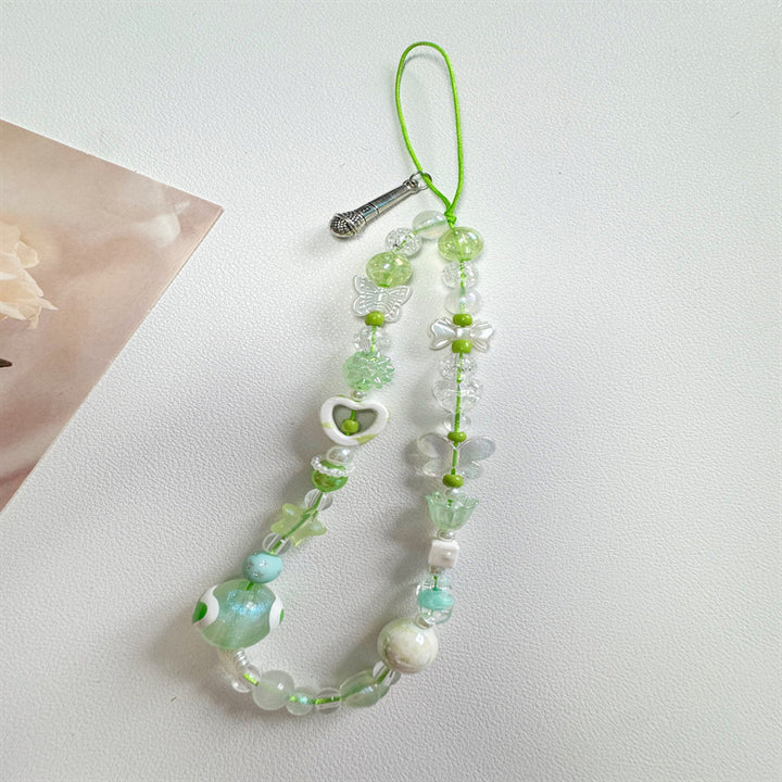 Colorful Handmade Beaded Phone Lanyard Kalsten