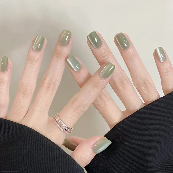 Elegant French Tip Press-On Nail Set Kalsten