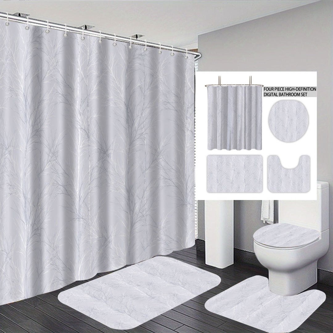 Digital Botanical Bathroom Décor Set Kalsten