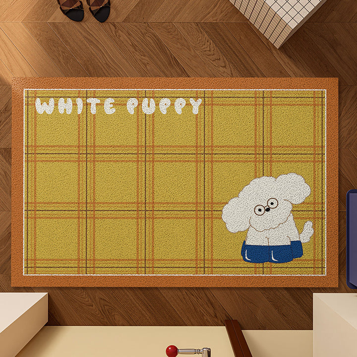 Playful Puppy-Themed Area Rug