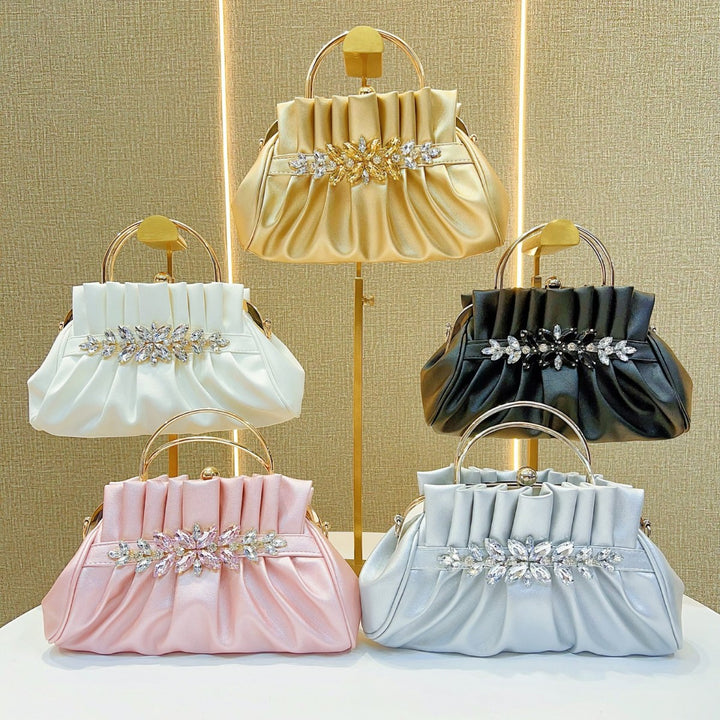 Ruched Evening Handbag