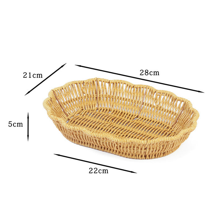 Decorative Woven Serving Tray Kalsten