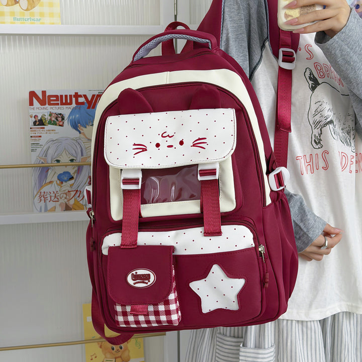 Cute Cat-Ear Themed Backpack Kalsten