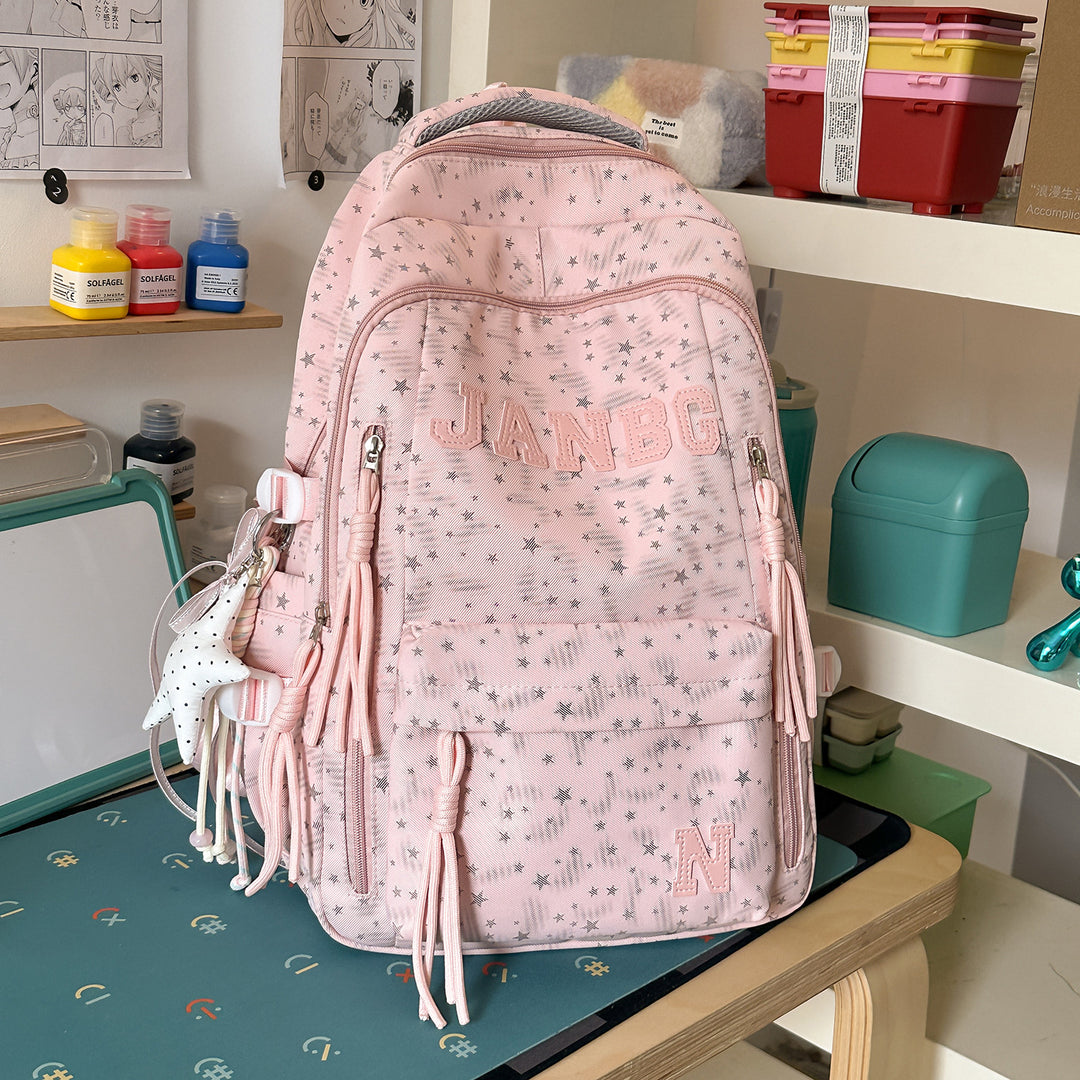 Stylish Star Patterned Backpack Kalsten