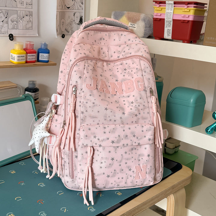 Stylish Star Patterned Backpack Kalsten