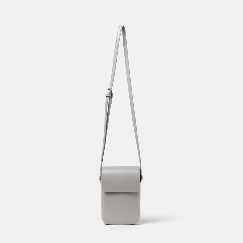 Compact Leather Crossbody Pouch Kalsten