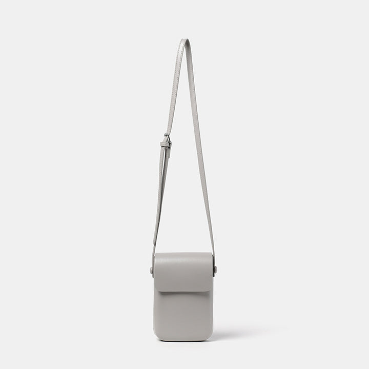 Compact Leather Crossbody Pouch Kalsten