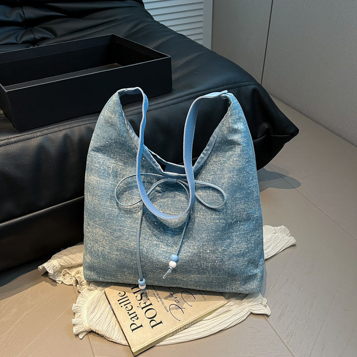 Casual Drawstring Bucket Bag