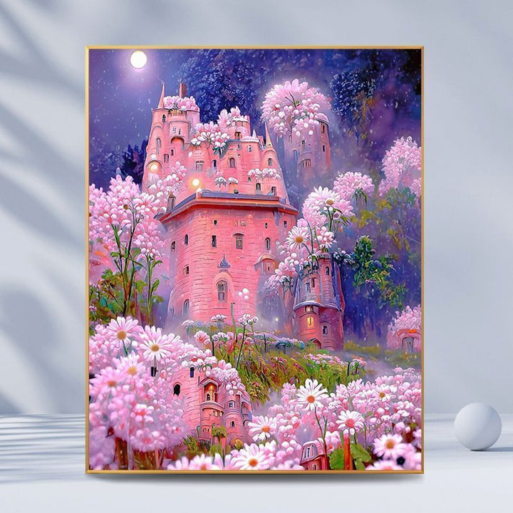 Fantasy Castle Landscape Canvas Art Kalsten