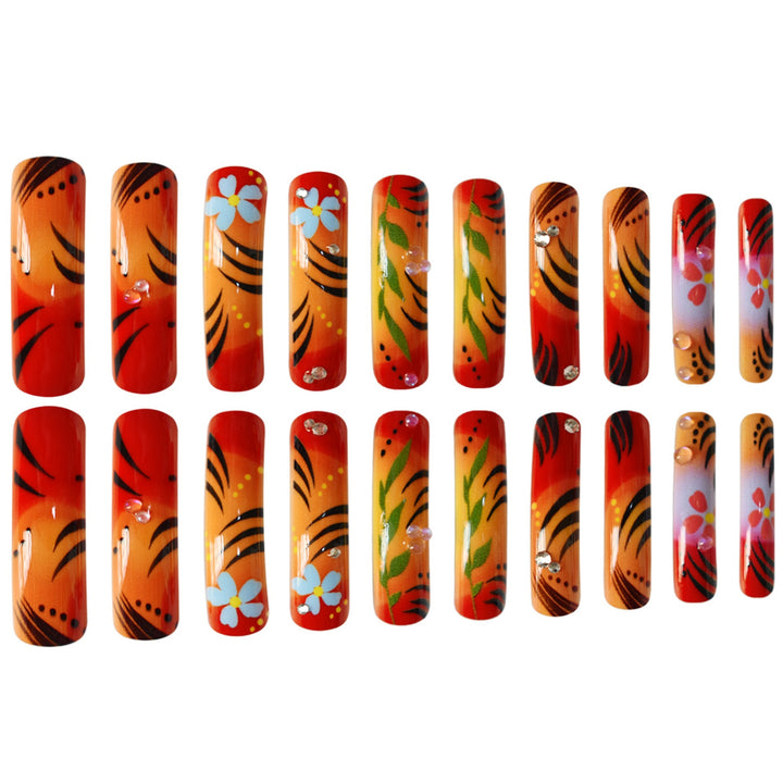 Artistic Floral Nail Extensions Kalsten 1789447242