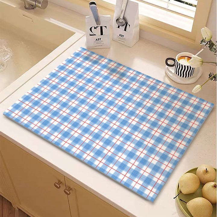 Checkered Kitchen Mat Kalsten