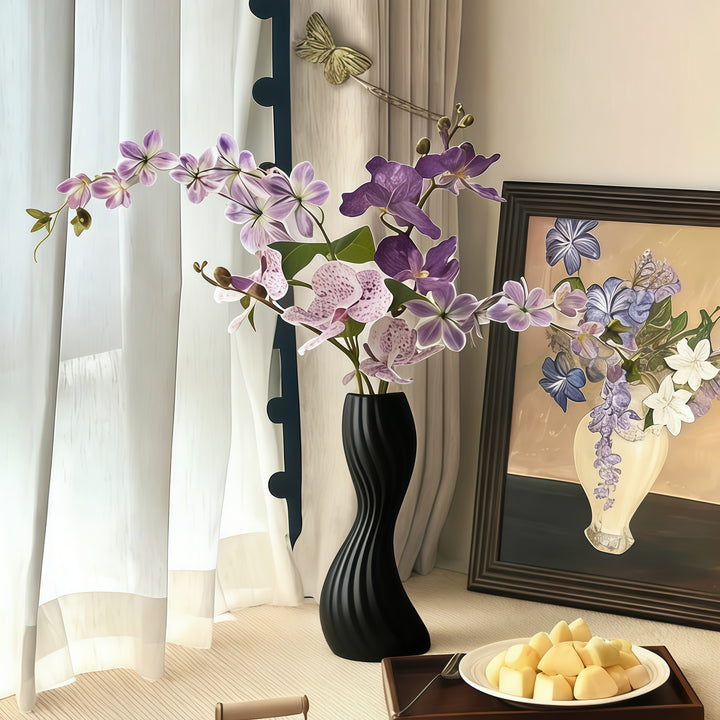 Elegant Twisted Ceramic Vase