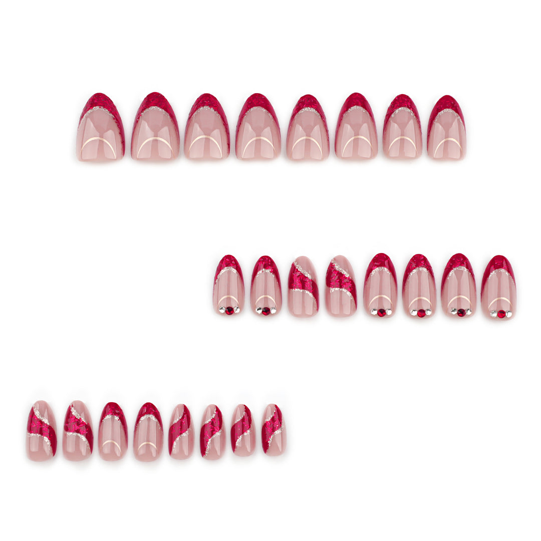 Artful nail designs with sparkling accents and ombré effects Kalsten