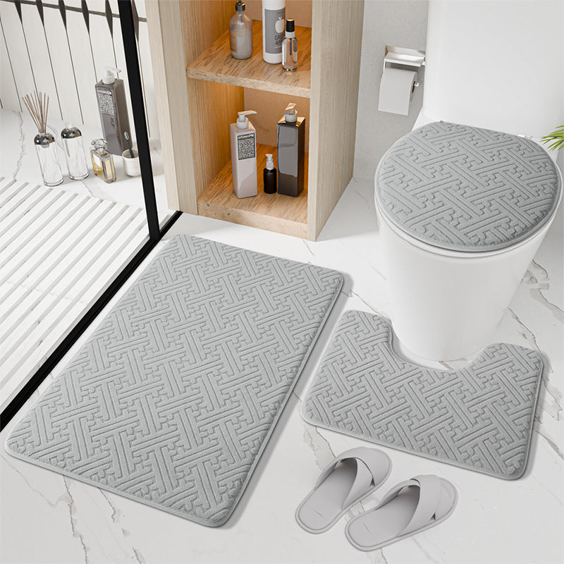 Non-Slip Bathroom Rug Set Kalsten