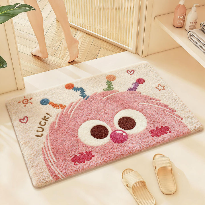 Cute Cat-Themed Bath Mat