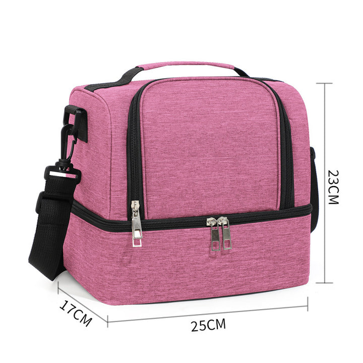 Multi-Compartment Insulated Lunch Cooler Bag