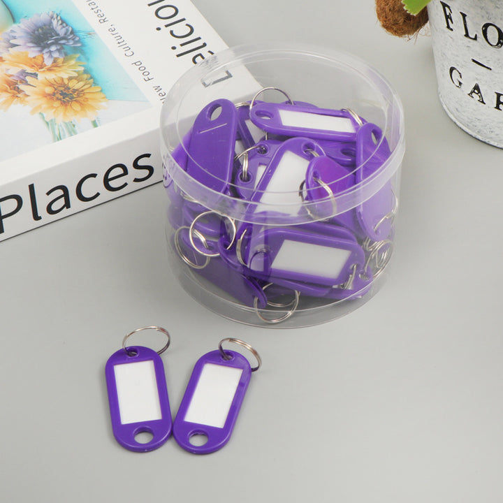 Unisex Labels Keychain with Writable Area Kalsten