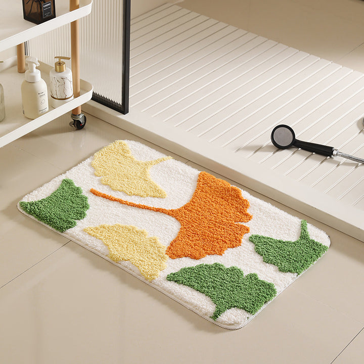 Decorative Fruit-Themed Bath Rug Kalsten
