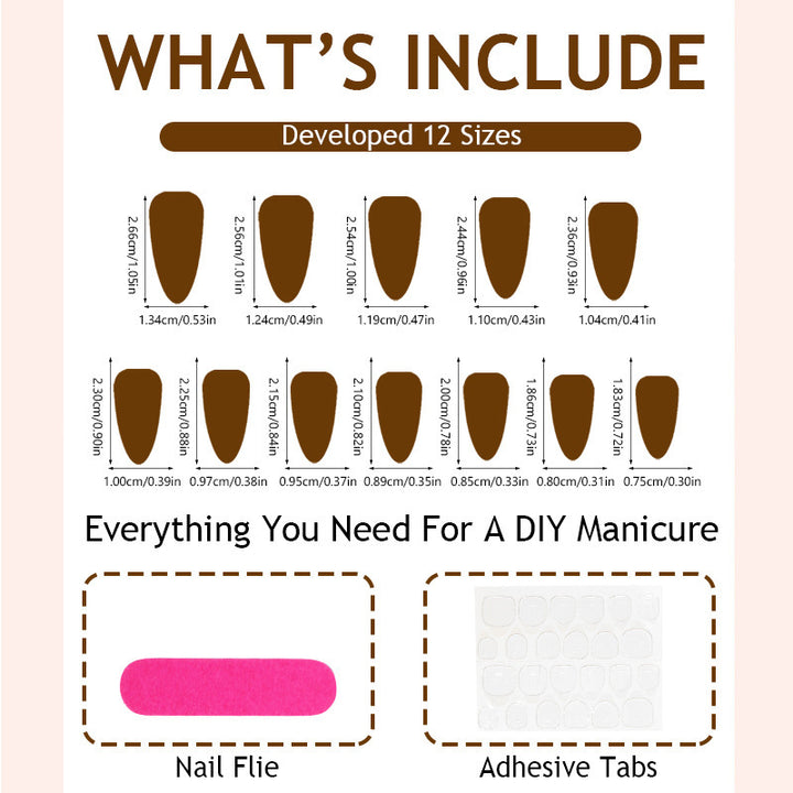 Artificial nail set with romantic hearts and bows design Kalsten