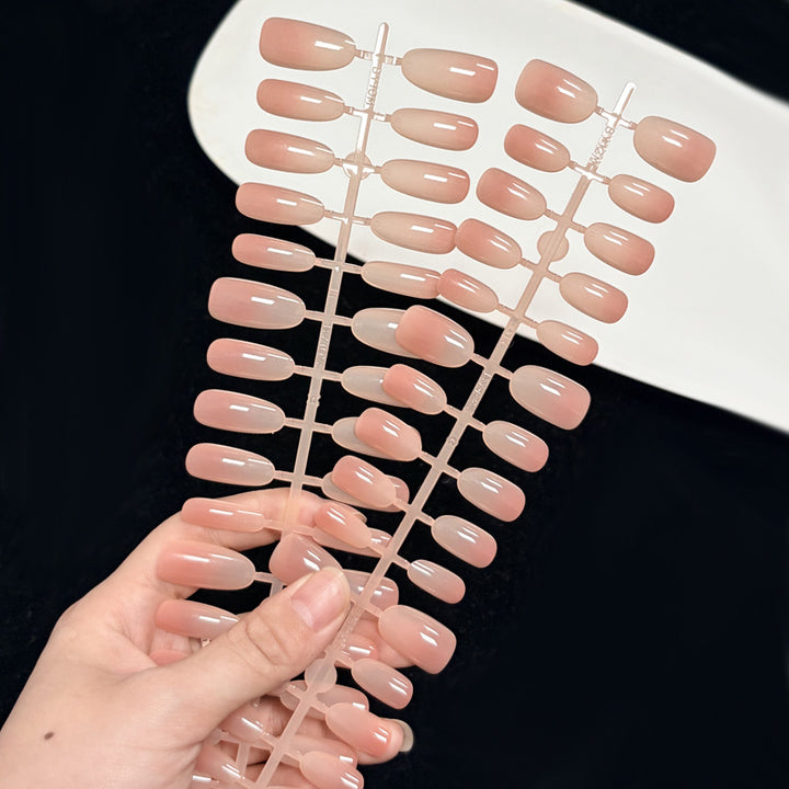 Natural Glossy Press-On Nail Set Kalsten 1789389043