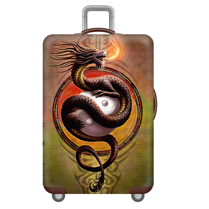 Unisex Hard-shell Travel Suitcase with Funny Panda Design Kalsten