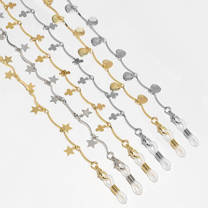 Star-Patterned Eyewear Chain Kalsten
