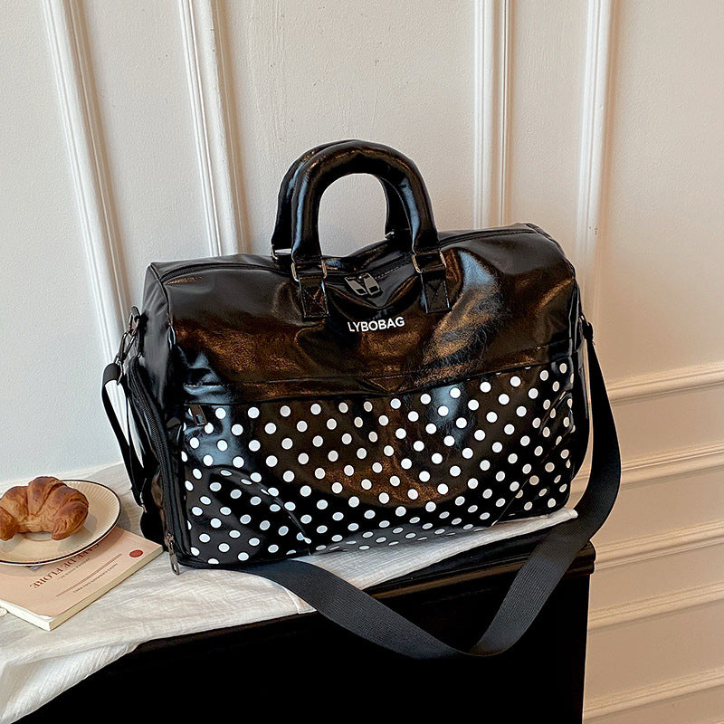 Stylish Polka Dot Travel Duffel Bag Kalsten