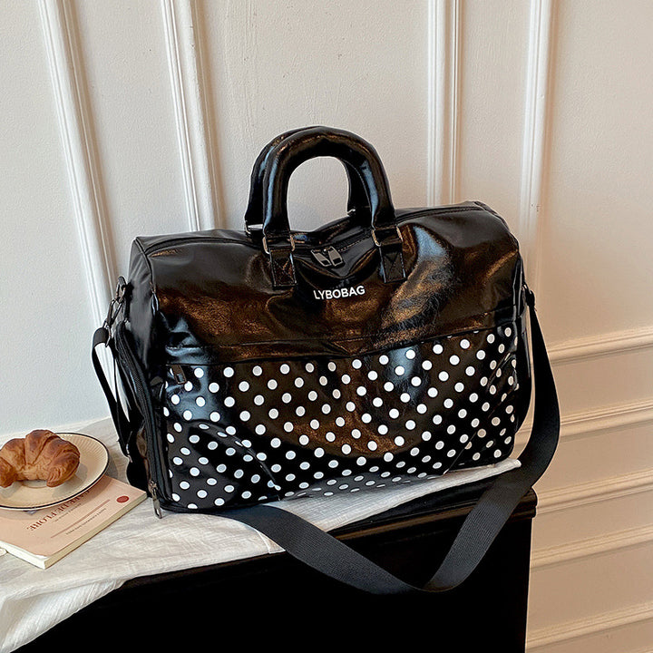 Stylish Polka Dot Travel Duffel Bag Kalsten