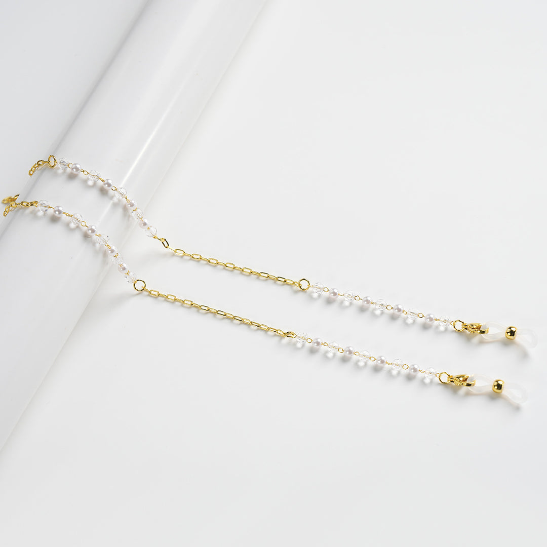 Elegant Beaded Chain Eyewear Holder kalsten