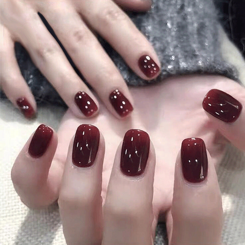 Glossy Long-Lasting Press-On Nail Set Kalsten