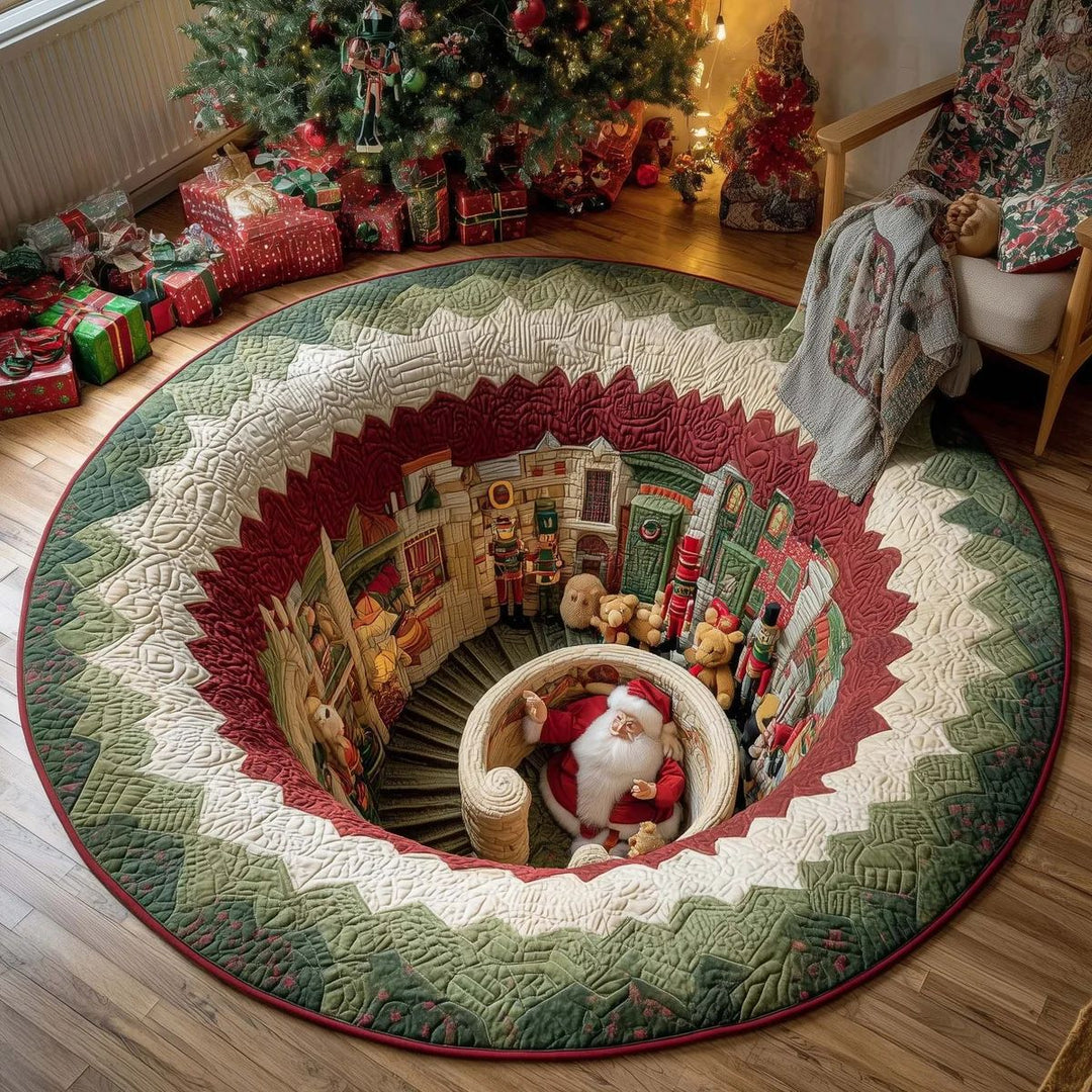 Christmas-Themed Plush Area Rug