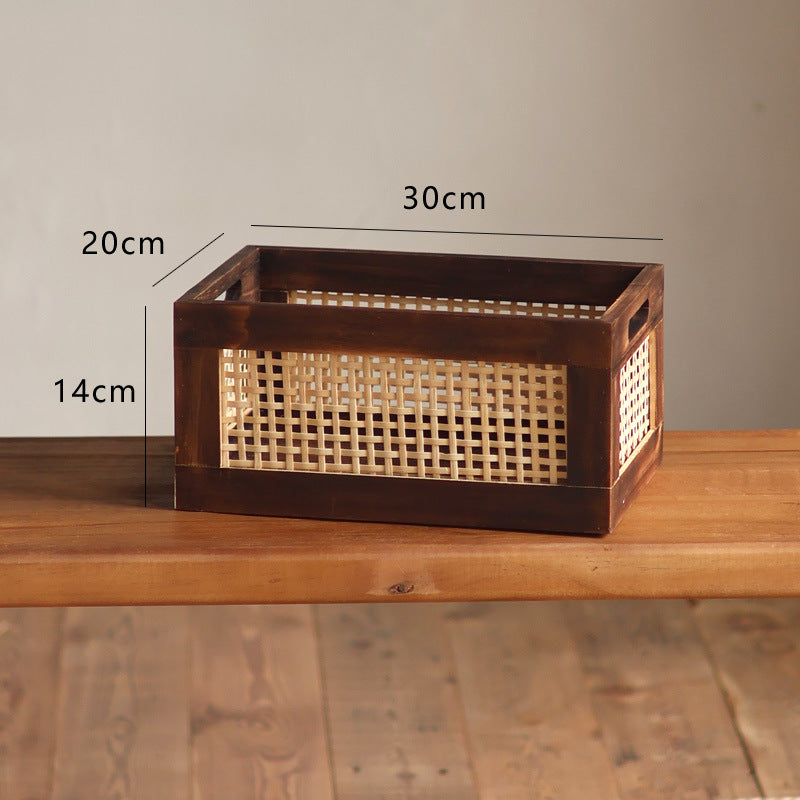 High-quality storage basket made of natural material Kalsten