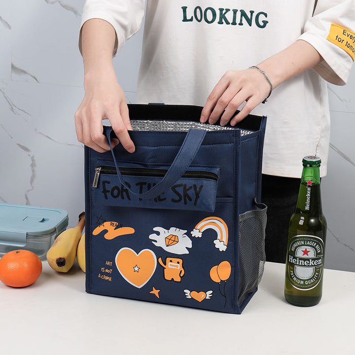 Fun-Themed Insulated Lunch Tote Kalsten