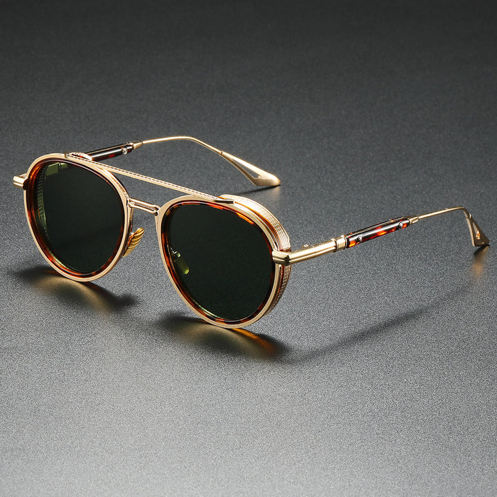 Women's Designer Sunglasses with Luxurious Metal Frame and Retro Accents Kalsten