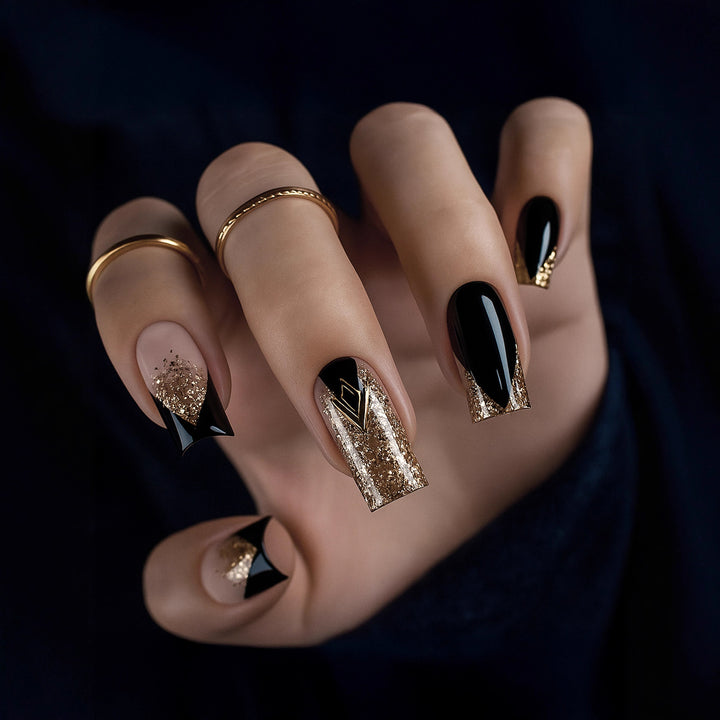 Glamorous Shimmering Nail Art Extensions Kalsten