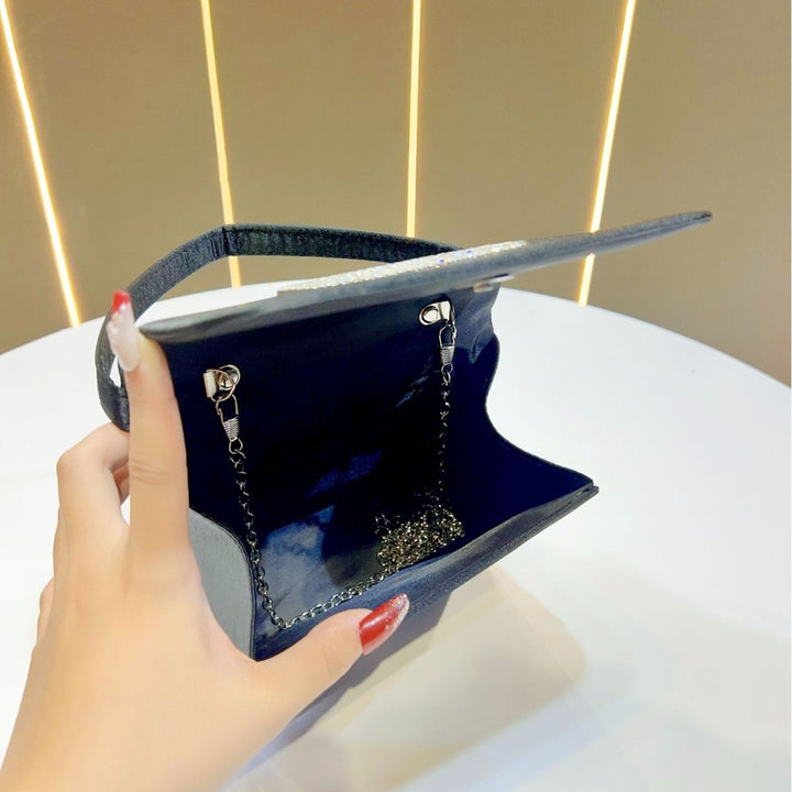 Stylish Satin Evening Handbag