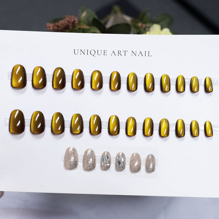 High Shine Press-On Nail Art