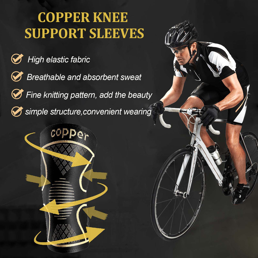 Copper Infused Knee Support Sleeve Kalsten