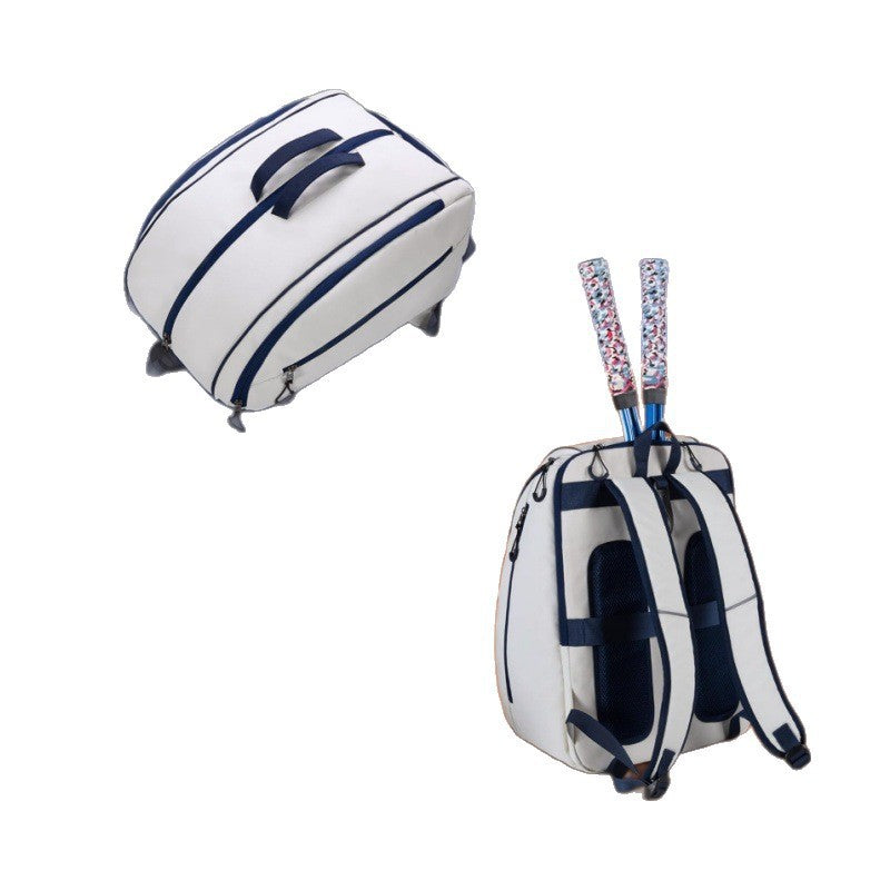 Sporty tennis backpack with integrated racket and shoe compartment Kalsten