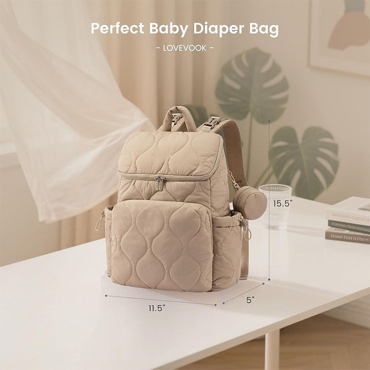 Quilt-Backpack with Additional Organizer Kalsten