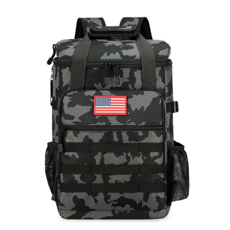 Unisex nan tactical cooling backpack with insulated main compartment, MOLLE front pocket and padded shoulder straps Kalsten