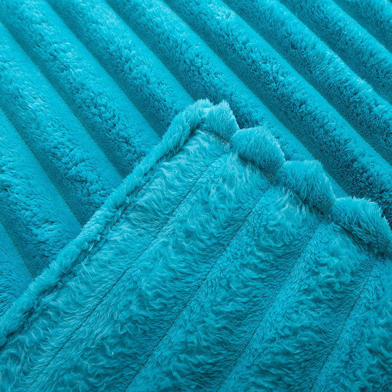 Women's Fluffy Blanket with Textured Design Kalsten